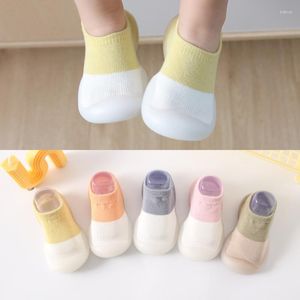 First Walkers Baby Socks Shoes Non-Slip Infant Kids Soft Rubber Sole Children Floor Sneaker Anti-Slip Poddler