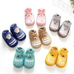 First Walkers Baby Socks Shoes Rubber Soles Infant Girls Boys Born Walker Indoor Indoor Toddler Floor Anti Slip Sole