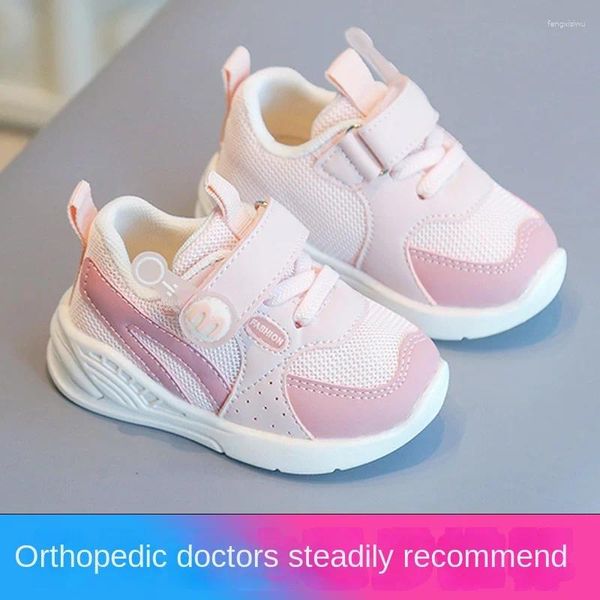 Chaussures de premiers pas pour bébés et tout-petits, semelle souple antidérapante, sport pour filles, hommes, printemps et automne 0-1-3 ans, 2 mailles