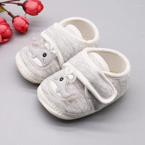 First Walkers Baby Walking Shoes printemps Automne né Cartoon Whale Princess Soft Sole Anti-Slip Infant décontracté 0-18 mois