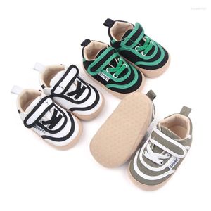 Chaussures de premiers marcheurs pour bébé garçon, baskets en toile à semelle souple, baskets décontractées pour printemps/automne