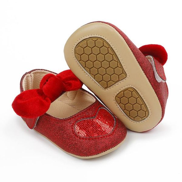 First Walkers Born Baby Shoes Niñas Infant Toddler Bow Zapato Bebés Walking Bowknot Niños Calzado Princesa linda