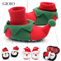 Premiers marcheurs né bébé enfant en bas âge premiers marcheurs chaussures de marche hiver chaussures chaudes noël noël Cosplay chaussures pour bebes Navidad année 230922