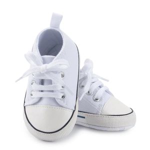 Eerste wandelaars canvas klassieke sportschoenen geboren baby jongens meisjes schoenen baby peuter zachte zool antislip 231026