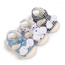 Premiers marcheurs Enfants Summer Born Infant Baby Girl Princess Floral Sandals Toddler Soft Crib