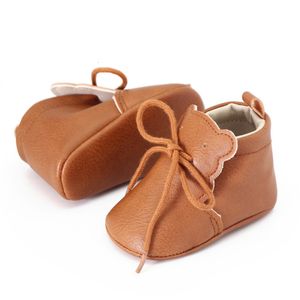 First Walkers Citgett Cute Brown Born Baby Boys Girls Crib Shoes Toddler Soft Sole Leather Sneakers Pu Forerunner 230330