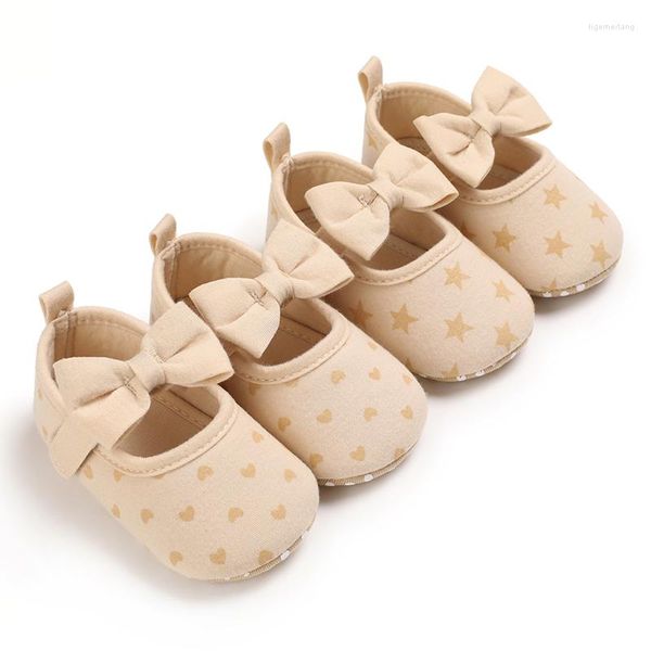 Primeros caminantes, zapatos de princesa de suela blanda de algodón, mocasines para bebé, niño y niña, mocasines con flecos y lazo, calzado antideslizante para cuna