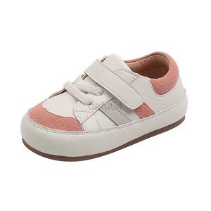 Babyschoenen DIMI 2023 Lente/Herfst Baby Peuter Schoenen Zacht Ademend Microfiber Leer Baby Sneakers 0-3 Jaar Platte Walker Schoenen L0826