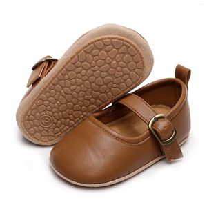 Eerste Walkers Ewodos Toddler Baby Girls Princess Shoes Lightweight Mary Jane Flats trouwjurk met niet-slip rubberen zool