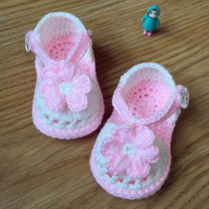 Eerste wandelaars Exclusieve handgemaakte schoenen Mooie prinses Custom katoen Baby Shoesfirst
