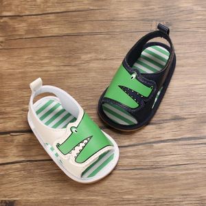 First Walkers mode geboren baby zomer sandalen schattig dieren krokodil patroon baby jongens meisjes wandelaar peuter pu sneakers schoenen