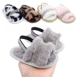 First Walkers Fashion Faux Fur Baby Shoes Lente winter schattige baby peuter jongens meisjes 221107