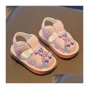 First Walkers mode luxe pasgeboren sandalen jongensmeisjes baby peuter kinderen schoenen zomer soft bodem ademende sport kleine druppel deliv dhgohoh