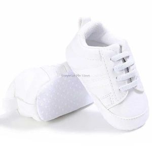 First Walkers modieuze babyschoenen kinderschoenen witte sportschoenen meisjes met zachte verdiepingen baby's eerste stap kinderen sportschoenen casual babyschoenen d240527
