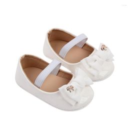 First Walkers Infant Baby Girls Shoes Toddler Classic Bow Born Soft Anti-Slip Rubber Sole Princess Bebes schoeisel voor 1 jaar cadeau