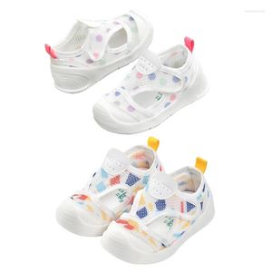 First Walkers Infant Sandal Toddler Anti-Slip Shoes Air Mesh Sandals Baby Summer Casual
