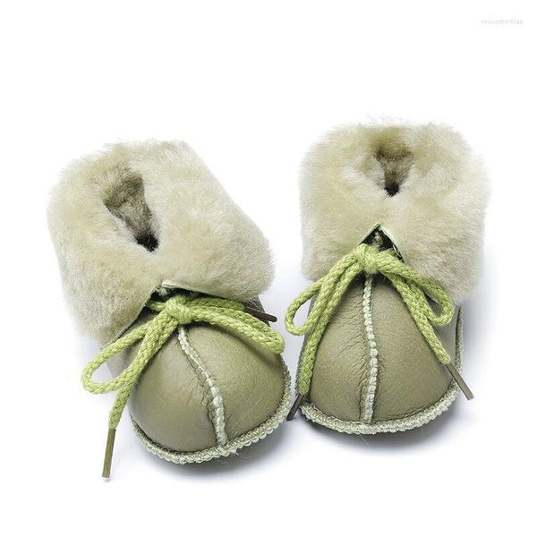 Chaussures chaudes rembourrées de couleur unie pour bébés garçons et filles, vêtements d'extérieur exquis à la mode pour enfants, automne et hiver
