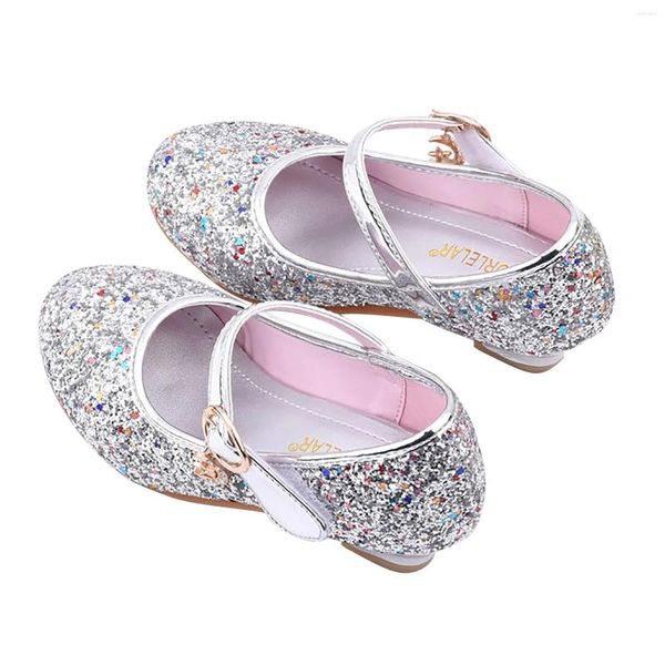 Primeros caminantes niños niñas perla adorno de cristal Bowknot zapatos de princesa individuales sandalias de baile niñas zapatillas de deporte para niños zapato niño