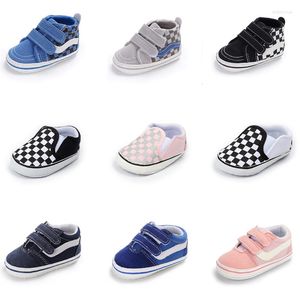 First Walkers Kidsun Babyschoenen Infat Girl Boy unisex canvas katoenen zool platte peuter accessoires crib geboren