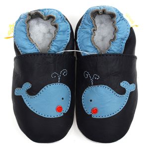 Primeros caminantes Zapatos de bebé de cuero niño Mocasines de bebé Animal Niños Zapatos para niños pequeños Zapatilla Zapato infantil suave Zapatos de cuna azul Primer caminante 0-4y 230601