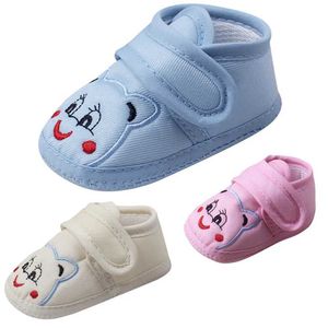 First Walkers Neonatal Cartoon Baby Boots Childrens First Step Shoe Sols Baby Shoes Childrens Cartoon Soft Shoes Warm Winter Girls Baby Shoes D240525