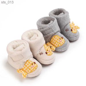 Babyschoenen Nieuwe Babyschoenen Sokken Jongen Meisje Laarsjes Winter Warm Dierengezicht Kruipen Antislip Peuter Prewalkers Zachte baby-pasgeboren wiegschoenen