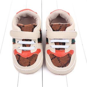 Premiers marcheurs nouveau-né bébé impression baskets chaussures décontractées semelle souple Prewalker enfant en bas âge chaussures de sport pour enfants chaussure de créateur