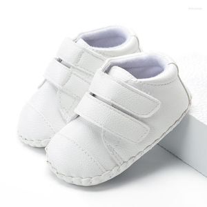 First Walkers PU Leather Peuter schoenen Spring en herfst zacht bodem 0-1 jaar oude babystap Non-slip eenvoudig 2023