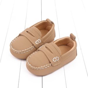 First Walkers Retro Leather Baby Shoes born Boy Girl Shoes Multicolore Toddler Rubber Sole Anti-slip First Walkers Infant born Moccasins 230608