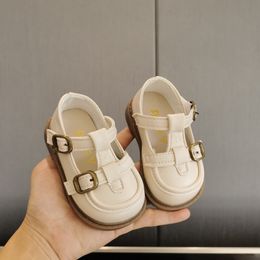 Eerste wandelaars lente en herfst babyschoenen kleine leren schoenen 0-2 jaar oud babyschoenen peuter schoenen jongens en meisjes zachte bodem babyschoenen 230314