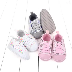 First Walkers Spring and Automn Baby Chaussures 0-12 mois Cartoon toile Soft Souded Toddler YS-18