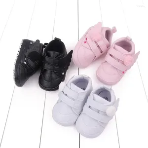 Babyschoenen Lente En Herfst Heren Dames Babyschoenen Vleugels Pu Dubbel Casual 0-1 Jaar Peuter Bmh2344