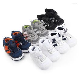 Eerste Walkers Spring herfst 0-1-jarige baby wandelschoenen baby peuter high top sneakers crib boys prewalkers