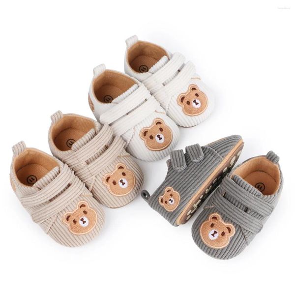 Primeros caminantes Spring Baby Girl Boys Cartoon Princess Shoes Casual Anti-Slip Bow Sneakers Autumn Byndler SOFT SOLED 0-18 MESES