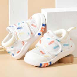 First Walkers Summer Air Mesh Toddler Shoes 1-4t Baby Boys Girls Sandals Anti-Collision Kids First Walkers Bebe Garcons Bebe Fill Chaussures 230314