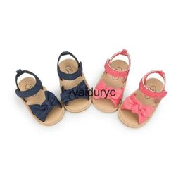 Eerste wandelaars zomer baby sandalen jongen meisje schoenen effen antislip zacht pasgeborenen boog klassieke babybedjeH24229