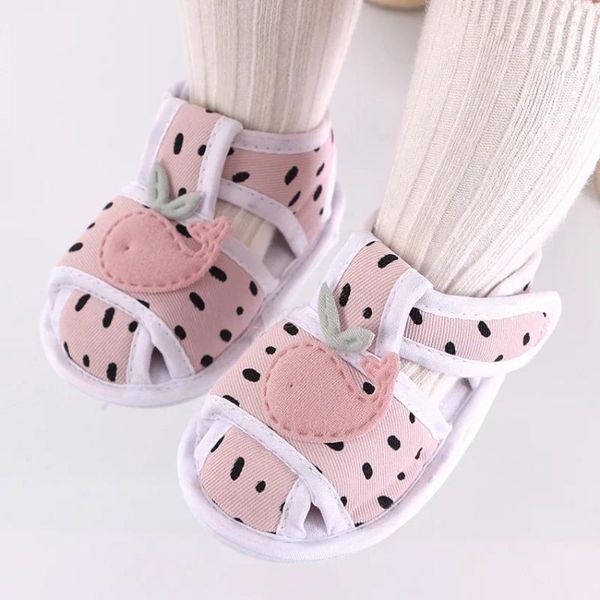 First Walkers Summer Baby Shoes Sandals Dot Infant Anti-Slip NITDLER SUBLADO SOLO CALE para niña 0-18 meses