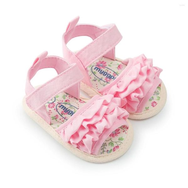 Premiers Marcheurs Été Mode pour Enfants Fond Mou Princesse Chaussures Fille Bébé Plage