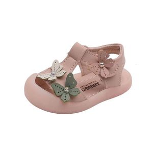 First Walkers Summer Children's Leisure Sports Sandals Toddler Teen Shoes Soft Sole Bow Princess Shoes Children's Non Slip Shoes 230410