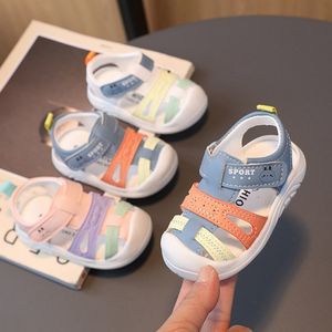 First Walkers Summer Children's Sandals Born Boys and Girls Baby Walking Shoes Non-Slip Soft Soles First Walkers For Baby Baby Shoes 230520