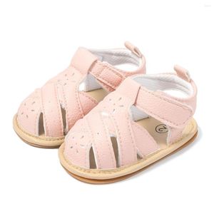 First Walkers Summer Cross Rome Style Leather Baby Boys Sandals Born Casual Hollow Shoes