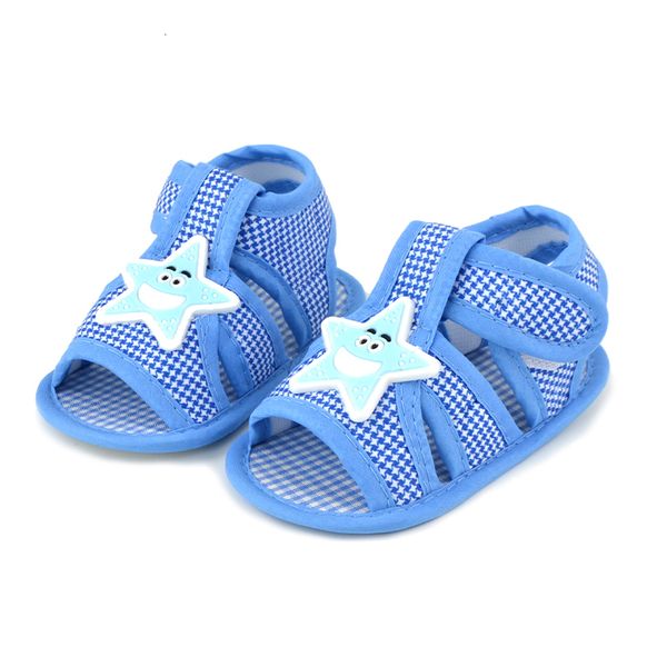 Primeros caminantes Moda de verano Sandalias para bebés Niño pequeño Hueco Cuna suave Suela Zapatos de lona Niños pequeños Niños Prewalker Primeras sandalias Zuecos 230608