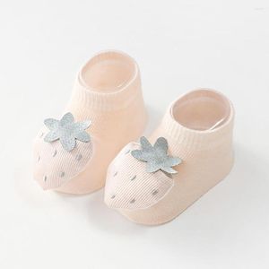 First Walkers zomer sokschoenen voor baby katoen gebreide schattige cartoon huis anti-slippery jongens meisjes binnen vloer schoenen