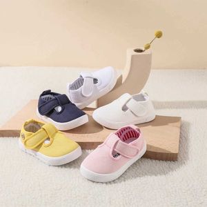 First Walkers Toddler Girls T-Trap Canvas Sneakers For Little Kids Classic Shoes Q240525
