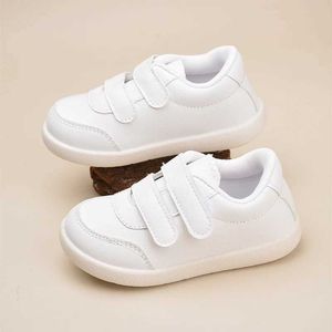 First Walkers unisex Kids Daily Outdoor Non-Slip Lichtgewicht Comfortabel Witte sneakers Teutlers Gemakkelijke dragende eerste wandelschoenen EK9S101 Q240525
