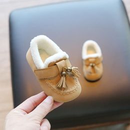 First Walkers Winter Baby Casual Shoes Toddler First Walkers kinderbonenschoenen Kinderen katoenen gevarieerde schoenen jongens meisjes Loafers 230314