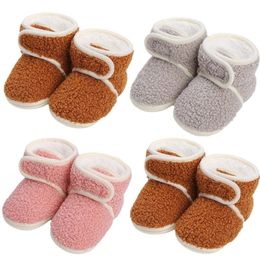 Premiers Marcheurs Hiver Doux Né Bébé Filles Princesse Bottes À Semelle Souple Infant Toddler Enfants Fille Chaussures Chaussures Chaussons 221107