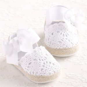 Primeros caminantes Wonbo Baby Girl Nacido Zapatos Primavera Verano Dulce Muy Ligero Mary Jane Big Bow Danza Bailarina Vestido Pram Cuna Zapato 221107