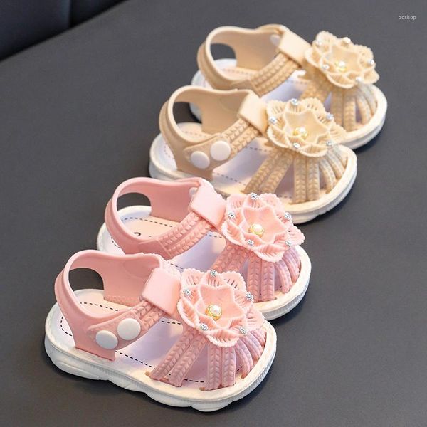 First Walkers Zapatillas 0-3 ans Girls Sandals Sneakers d'été Princess Chaussures anti-glissement