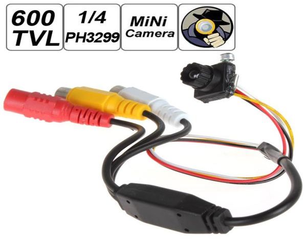 Fish Eye Mini Pinhole Camera 600TVL 5MP 1 4QUOT HD CAPE CONCE CONCE CCTV pour la surveillance de la sécurité à domicile4681938